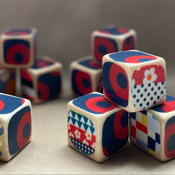 Set of 3 decorative 1.5 inch Grateful Dead blocks - Picture 3 of 4